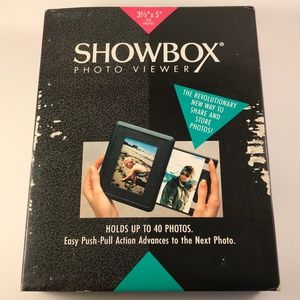 Showbox Photo Viewer Picture Frame Holds 40 Photos